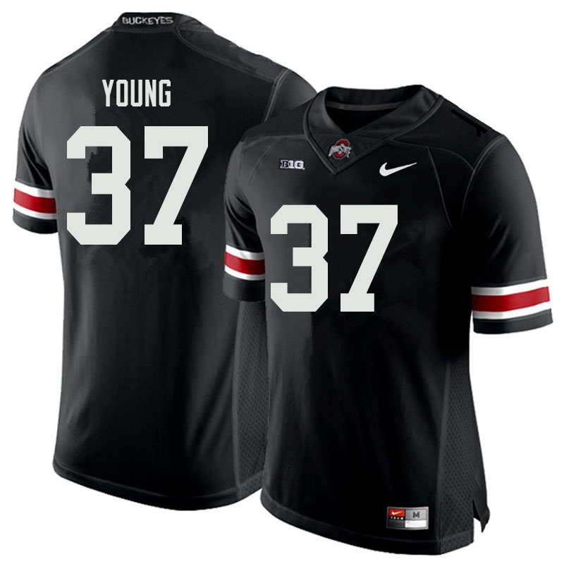 Men #37 Craig Young Ohio State Buckeyes College Football Jerseys Sale-Black